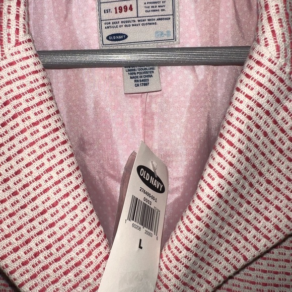 Old Navy Pink Tweed Blazer Large - Picture 8 of 10